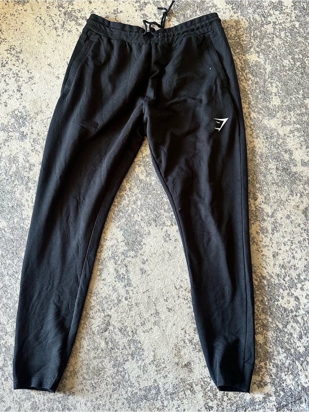 EUC Gymshark Men’s Black Athletic Jogger Pants—Medium